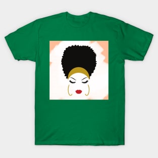 Afro Hair Lady T-Shirt